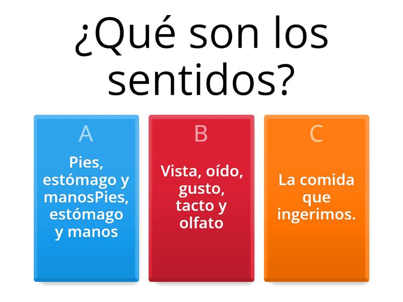 Los sentidos - Quiz