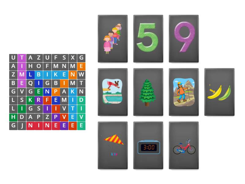 Phonics wordsearch