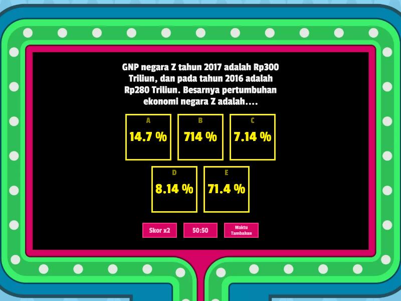 Evaluasi Atau Tugas Siswa - Gameshow Quiz