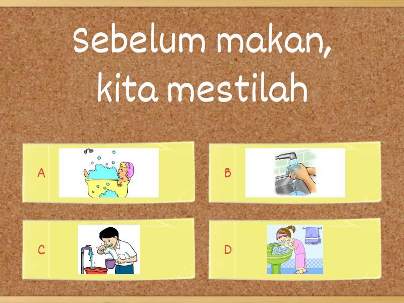 KUIZ MENJAGA KEBERSIHAN DIRI - Prasekolah 2 - Quiz