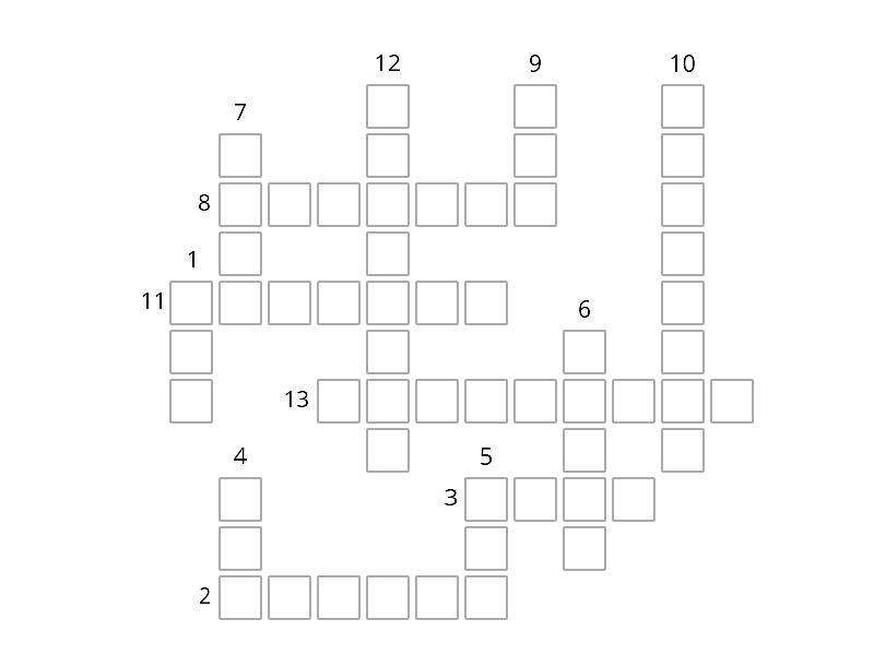 Speakout Pre-int 1.2 Write Verbs In The Past - Crossword