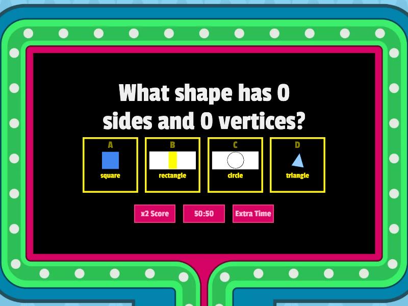 Properties Of 2D Shapes Gameshow Quiz