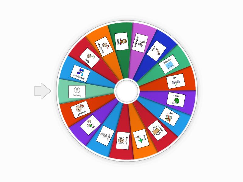 Svenska - Ordkunskap - 6 Till 10 - 2 - Slumpmässigt Hjul