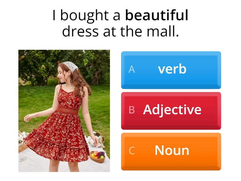 Noun, Verb Or Adjective? - Quiz