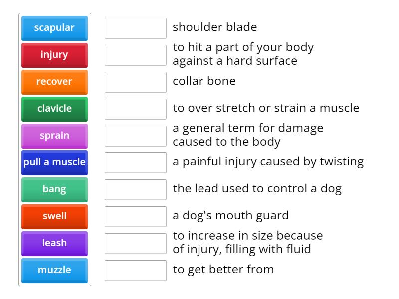 Injuries - Match up