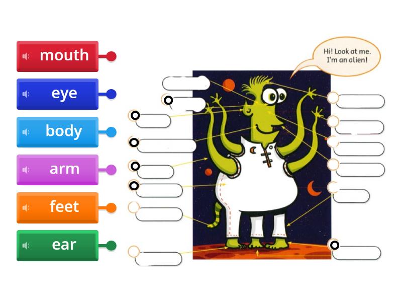 3.1.GRS-U6- Look at us. Look and Match - Labelled diagram