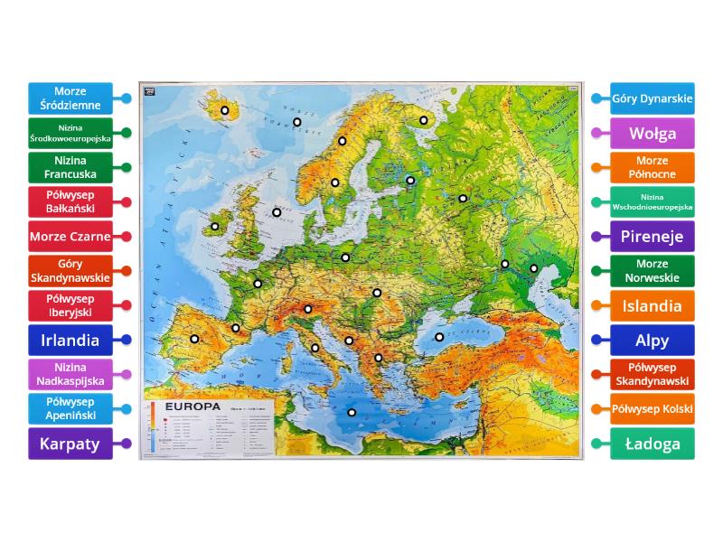 Mapa Polityczna Europy Rysunek Z Opisami My Xxx Hot Girl 7907