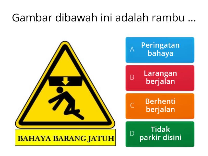 Rambu-Rambu Lalu Lintas - Quiz