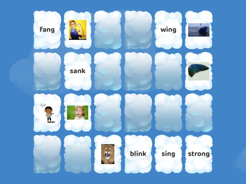 Units Crossword Matching pairs