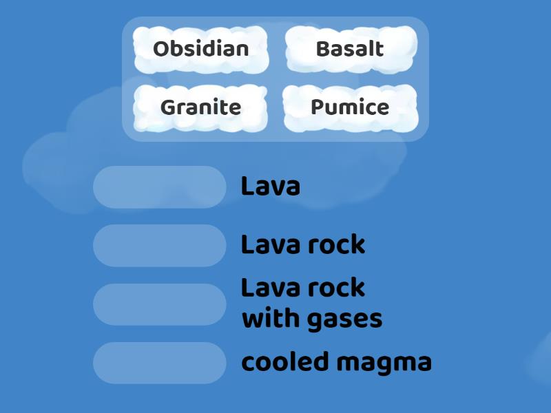 Igneous Rocks Match Up