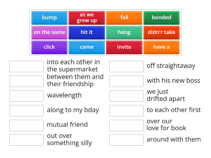 Speakout B2+ Unit 1 - Match up
