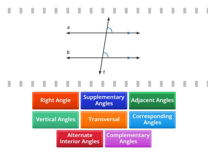 Transversals and Parallel Lines - Geo - Find the match