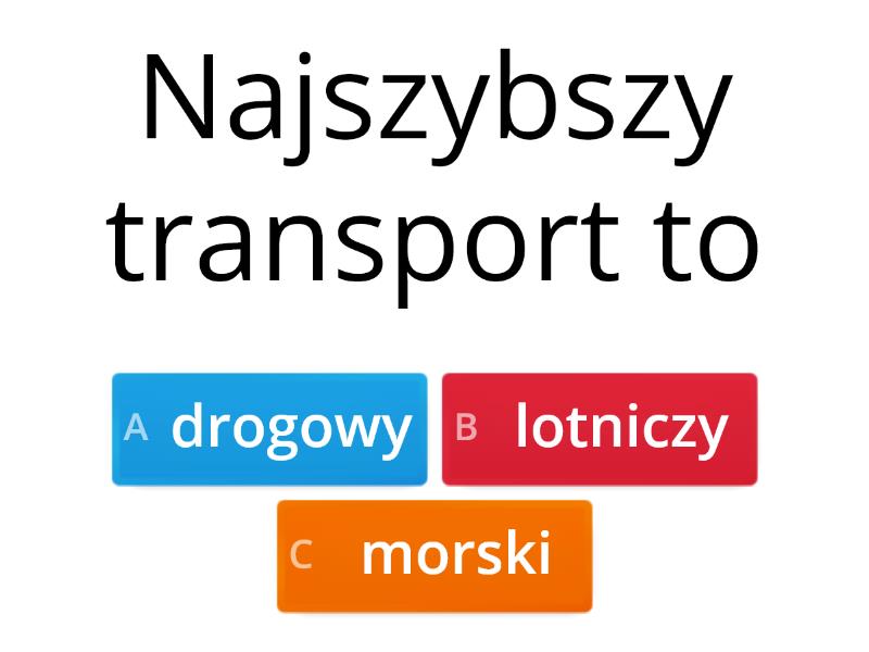 Transport Lotniczy - Quiz