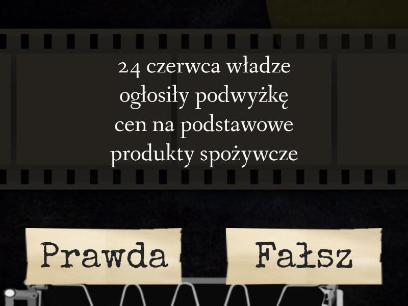 Początki Opozycji Demokratycznej W Polsce Prawda Czy Fałsz 6280