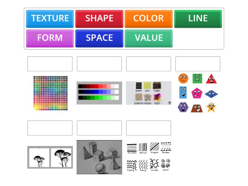 ELEMENTS OF ART - Match up