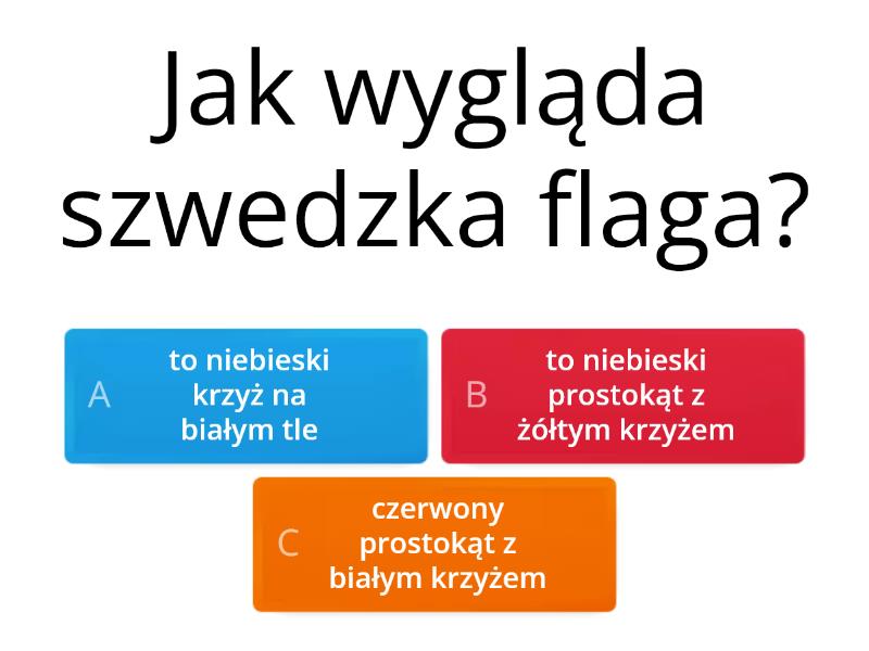 Wiedzy O Szwecji - Quiz