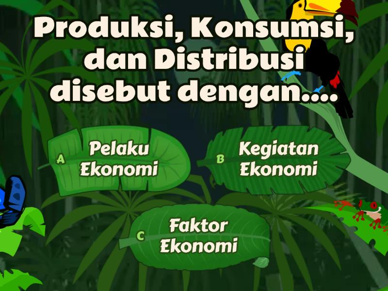 Aktivitas Kegiatan Ekonomi - Quiz