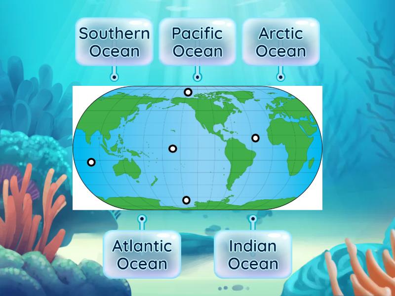 Oceans - Labelled Diagram