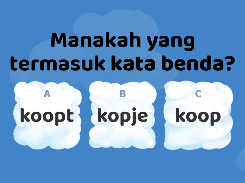 Kata Benda, Kata Sifat - Quiz