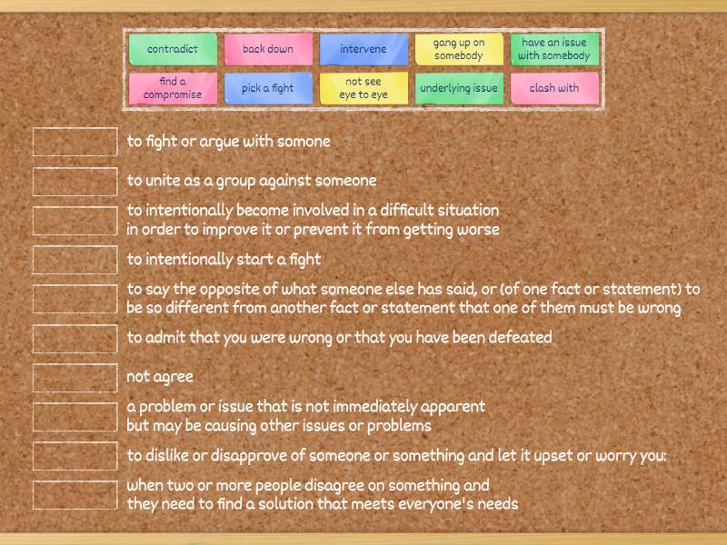 Roadmap B2 3C vocabulary - Une las parejas