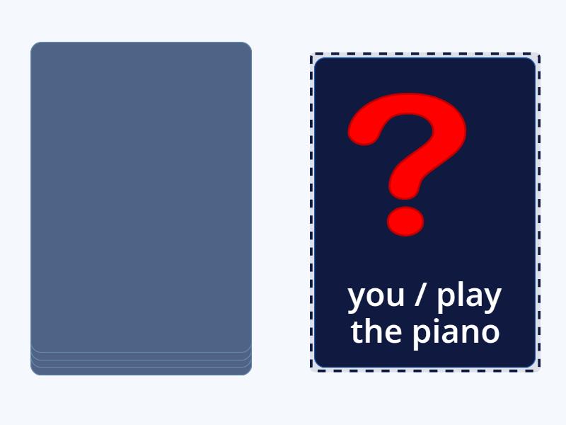 Ask questions - Speaking cards