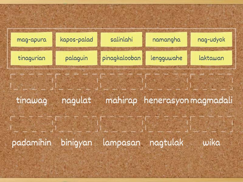 Final Grade 2 Pagbaybay L.-5 - Match up