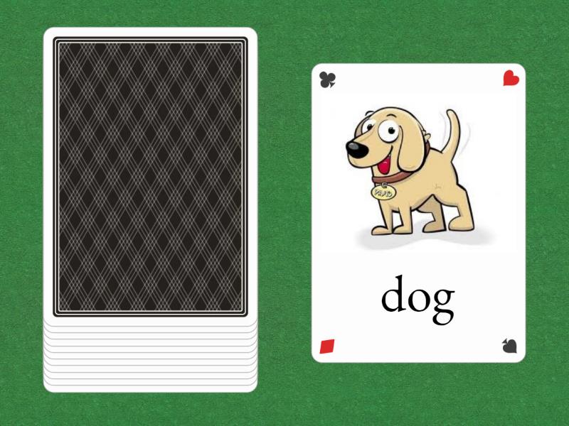 A~F words - Speaking cards