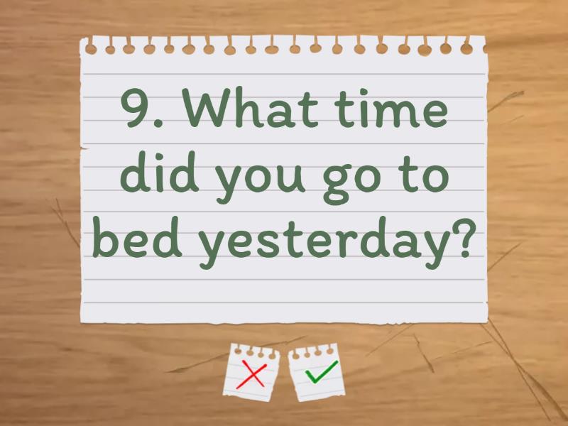 Past simple questions YEL flyers - Flash cards