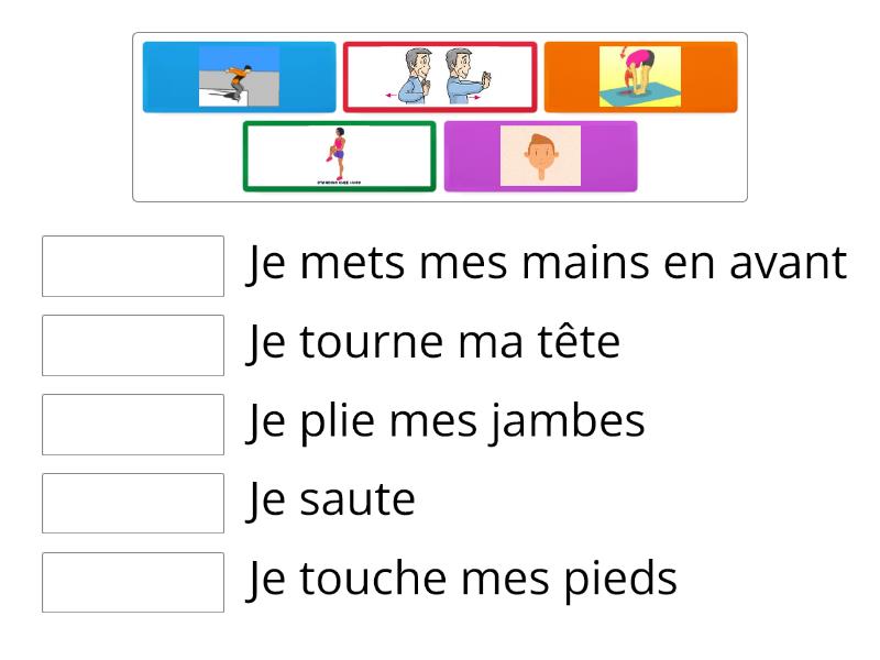 Les Verbes Du Mouvement - Match Up