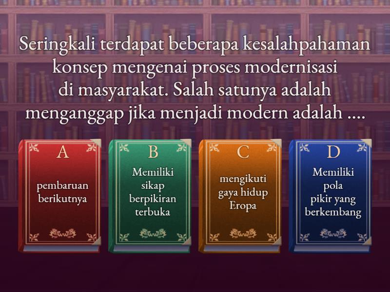 SOAL LATIHAN MATERI PERUBAHAN SOSIAL DAN GLOBALISASI - Test