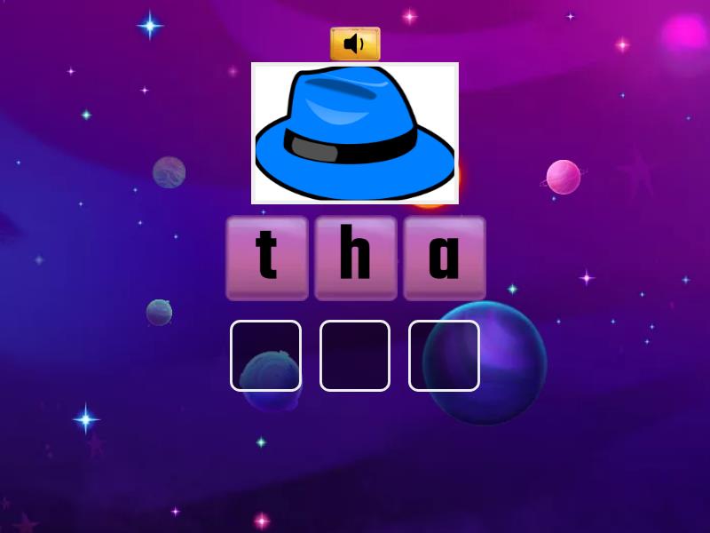 Practicing words with the a sound - Anagram