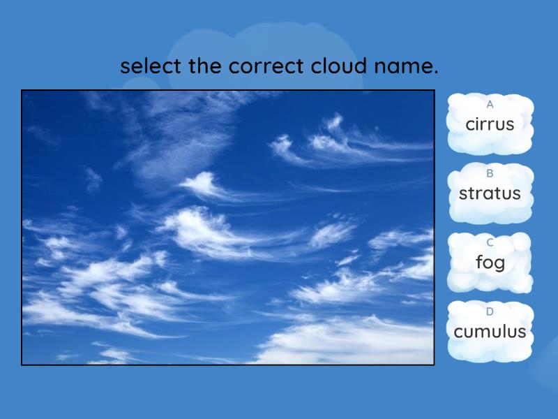 Clouds - Quiz