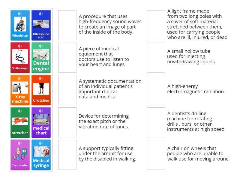 Medical equipment and tools - Match up