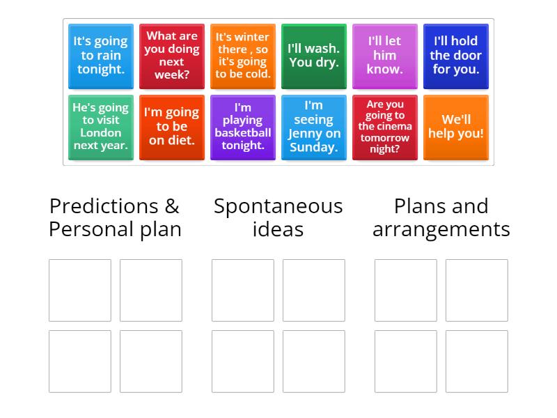 Future Forms 3B - Group sort