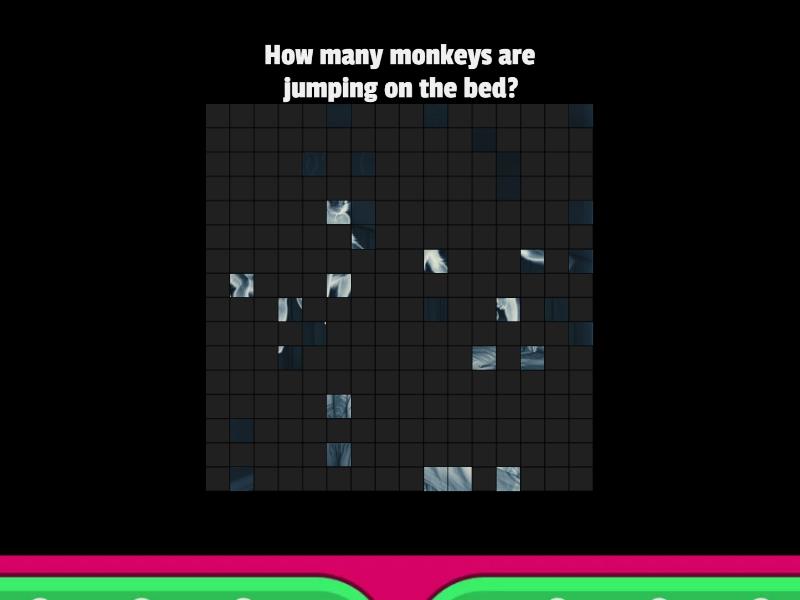 Five Little Monkeys - Homework - Image quiz