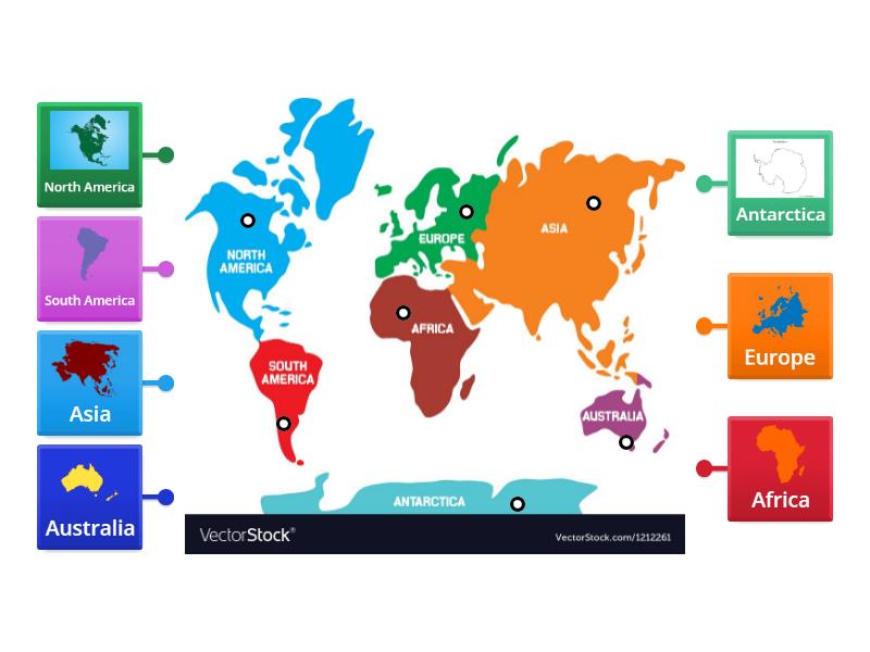 Label The Continents Labelled Diagram 5576