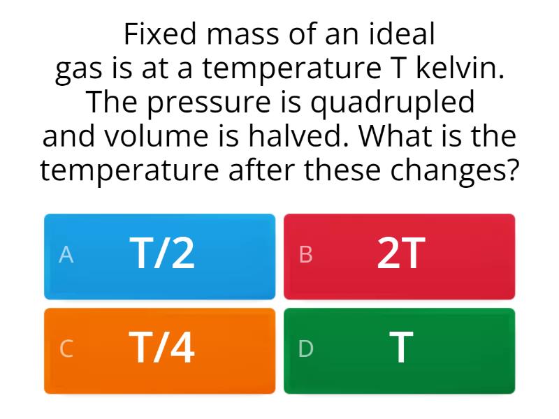 Gas Laws - Quiz