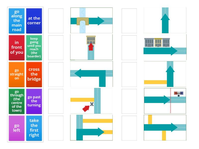 Giving directions - Match up