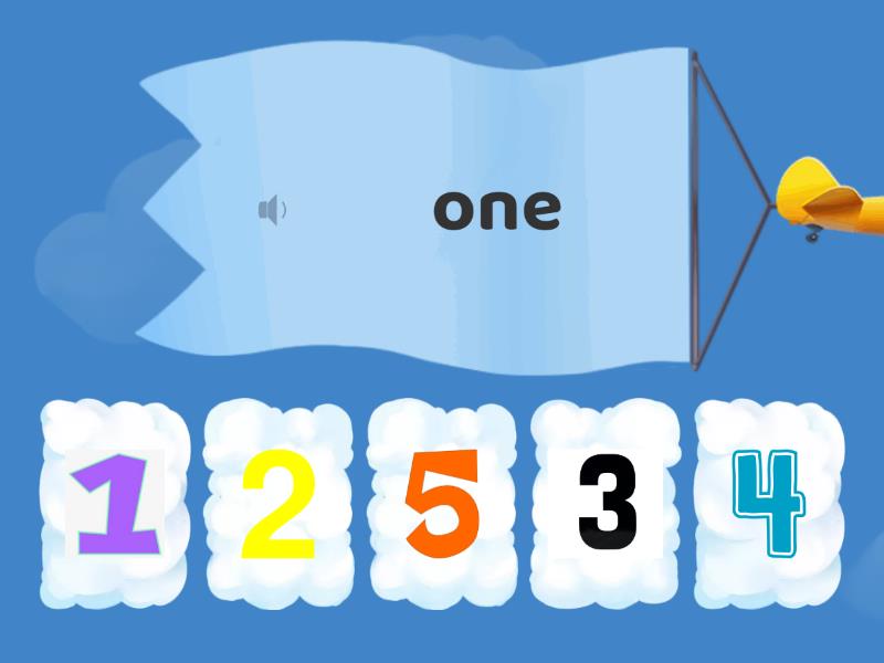 Listen and Match - Number 1-5 - Find the match