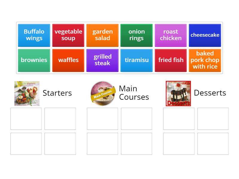 Items on a menu - Group sort