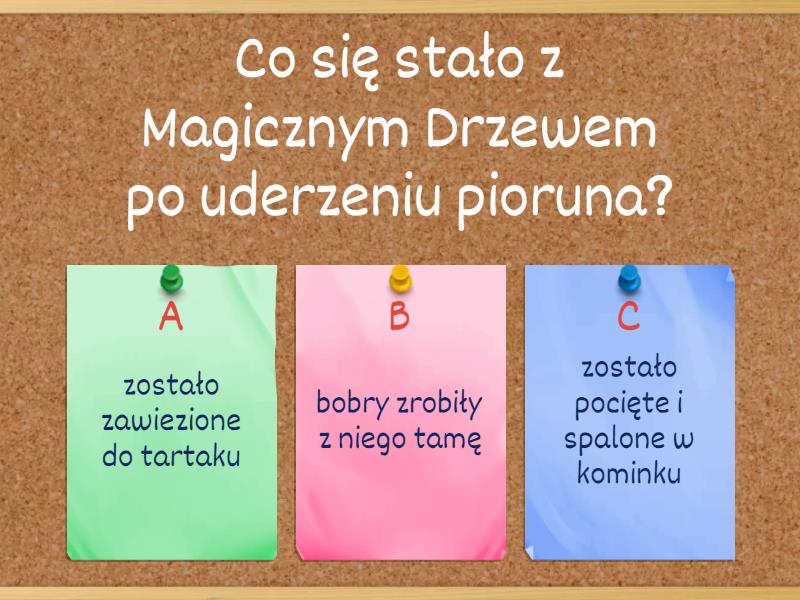 Magiczne Drzewo Czerwone Krzesło Test Test . Magiczne Drzewo Czerwone krzesło - Quiz