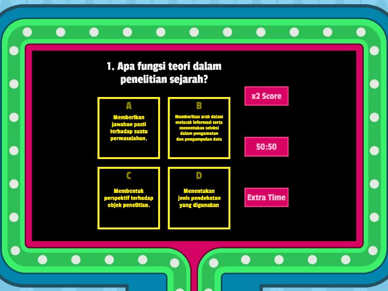 Game Sejarah - Gameshow Quiz