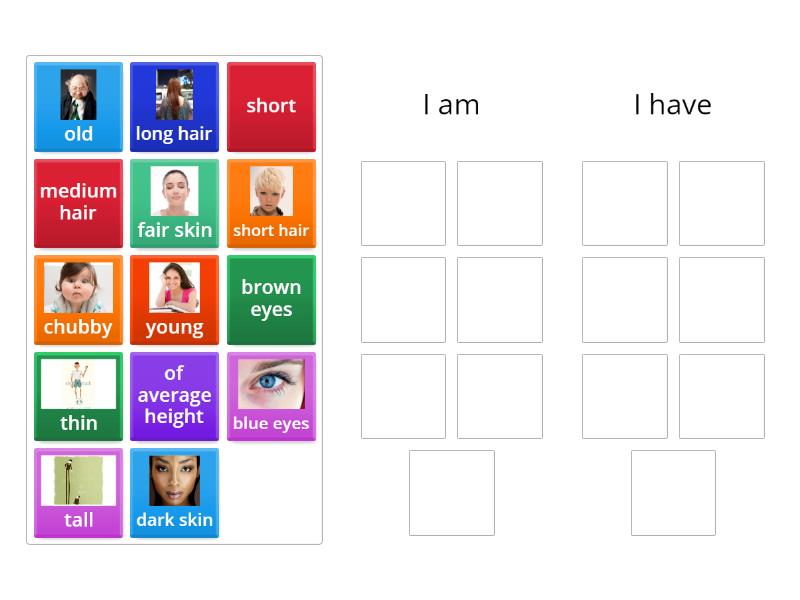 Describing People - Ordenar por grupo