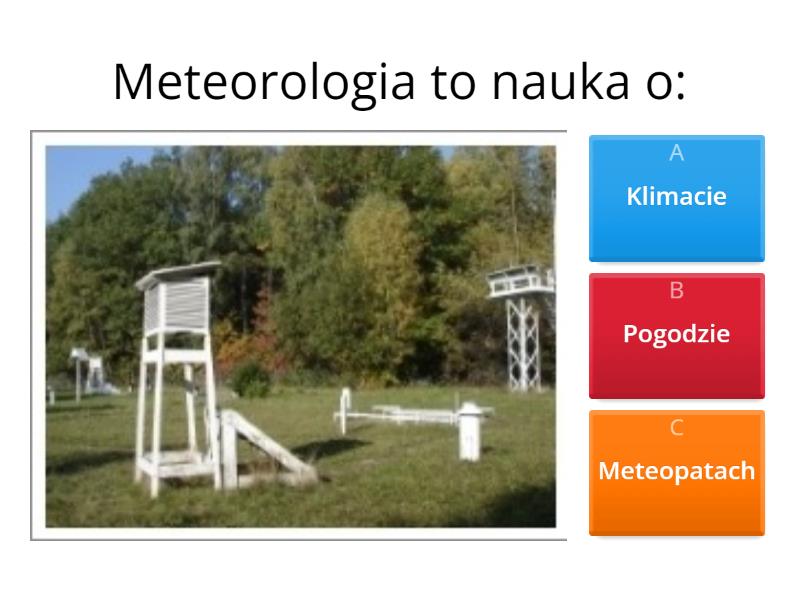 Geografia-Pogoda I Klimat T - Quiz