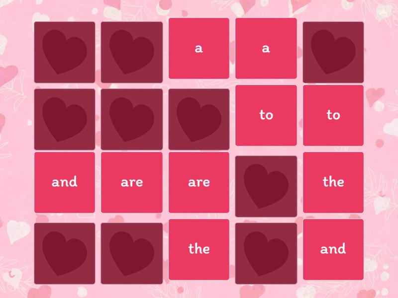 GK Trick Words - Matching pairs
