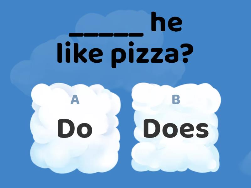 DO / DOES (interrogative form) - Quiz