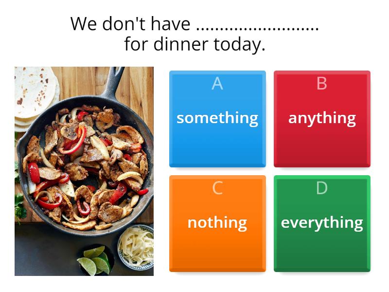 Indefinite Pronouns: Something - anything - nothing - everything ...