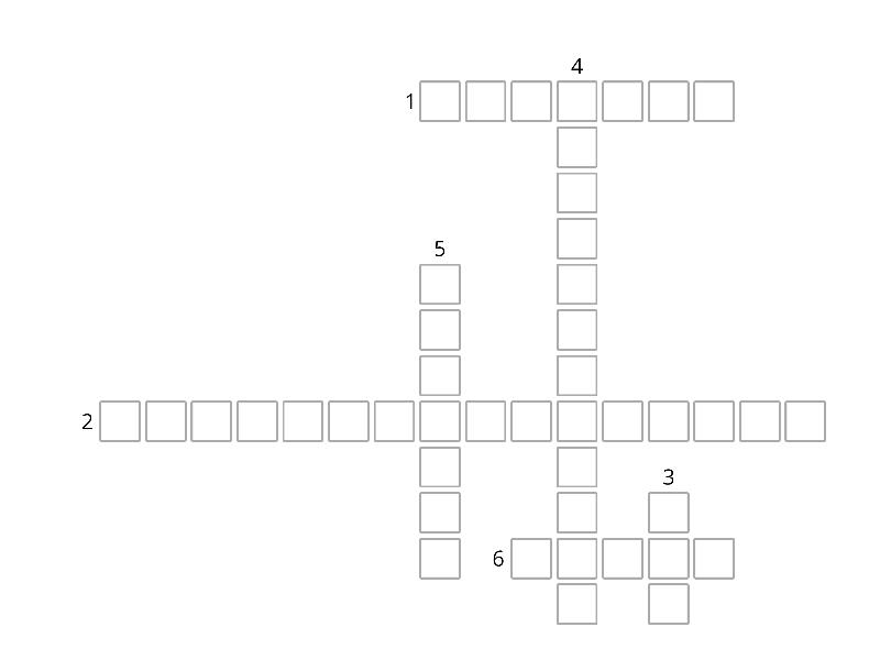 Cruzadinha facil - Crossword