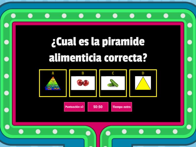 LA PIRAMIDE DE LA SALUD - Gameshow Quiz