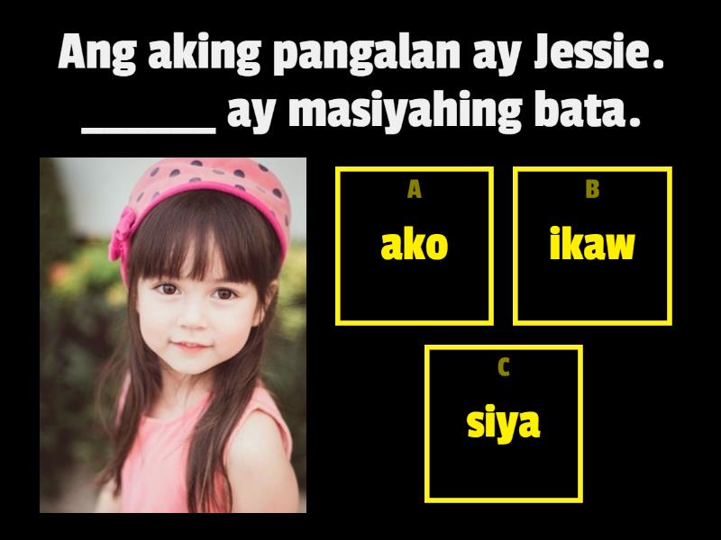 Panghalip Ako Ikaw Siya Quiz